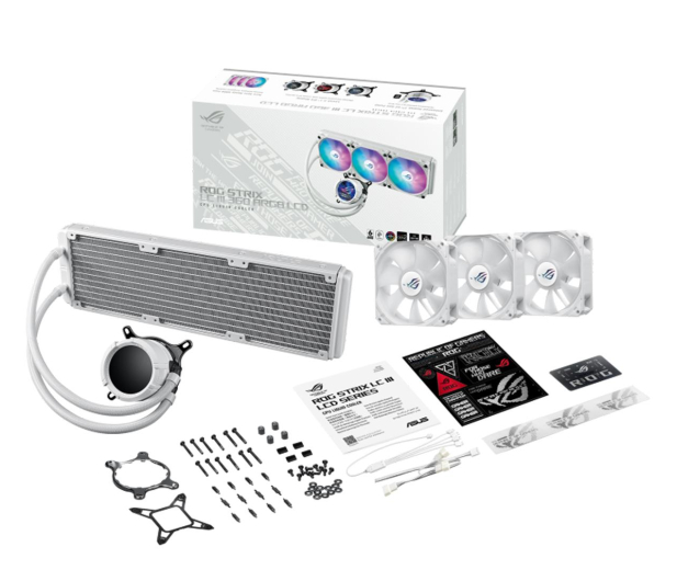 ASUS ROG STRIX LC III 360 ARGB LCD White 3x120mm - 1263056 - zdjęcie 6